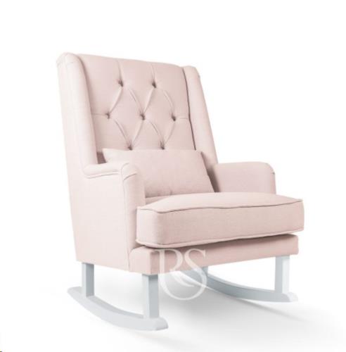 Rocking Seats - Schommelstoel - Royal rocker Blush Pink, poten wit