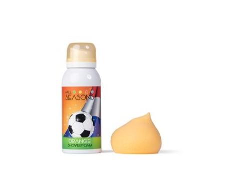 4All Seasons - Shower Foam Orange Voetbal 100ml