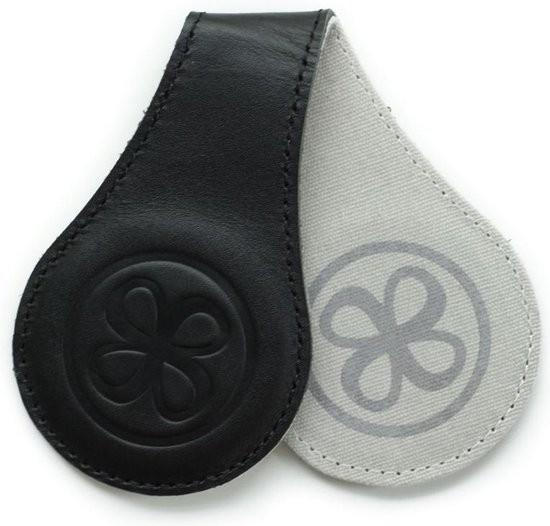 Cloby - Leather Clips Black/Grey