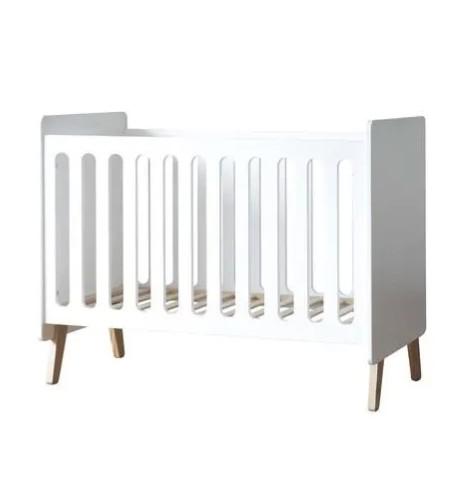 Pericles - Baby bed 120x60cm style white omvormbaar tot zitbank