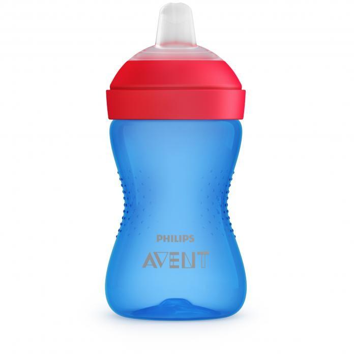 Philips-Avent - Drinkbeker met zachte tuit 300 ml blauw