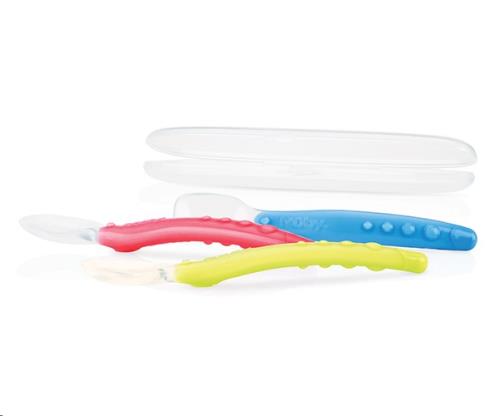 Nuby - Lepel uit zachte silicone - 3m+