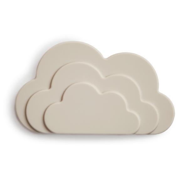Mushie - Bijtring cloud - gray