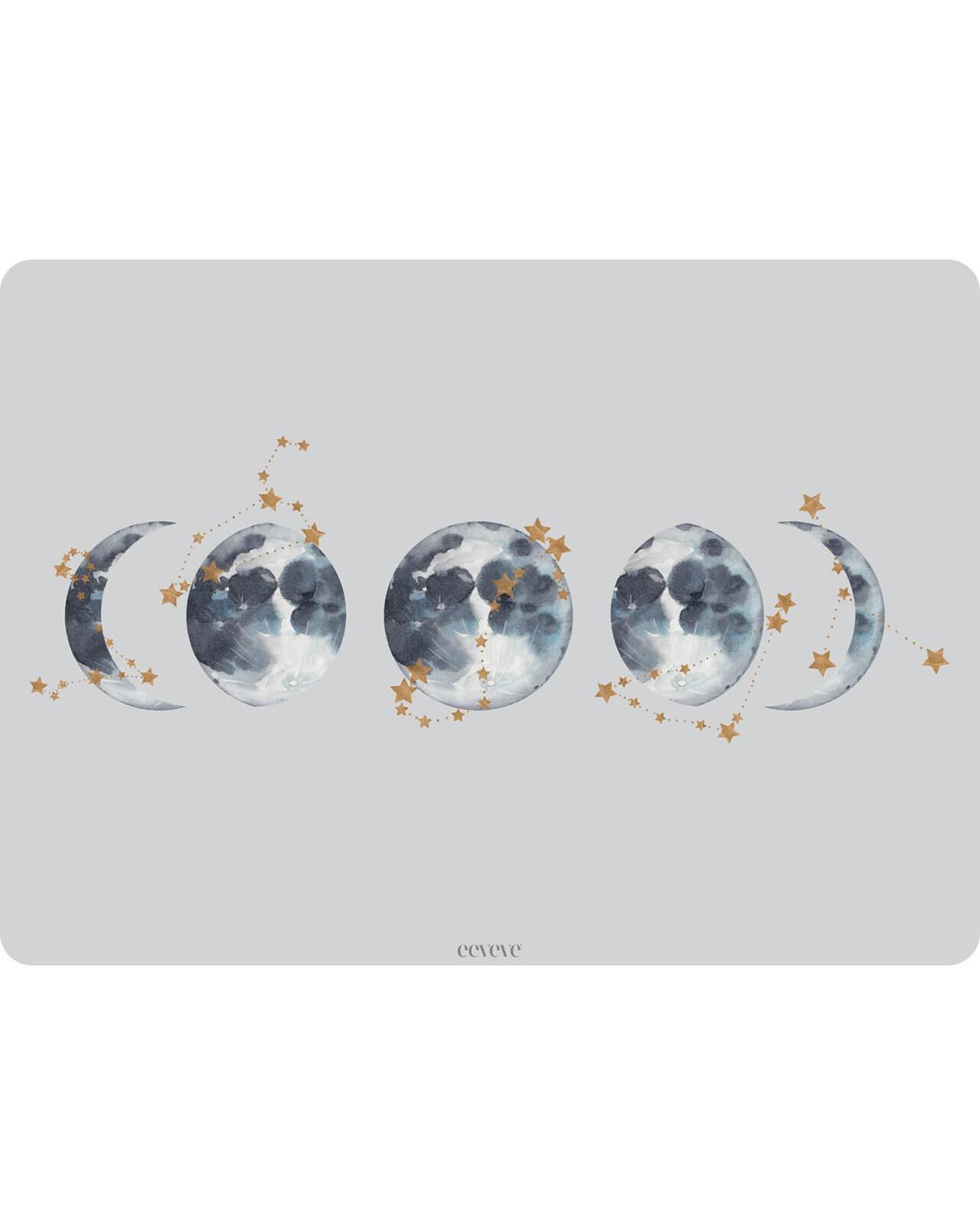 Eeveve - 6x Placemats Lunar Eclipse - Light gray