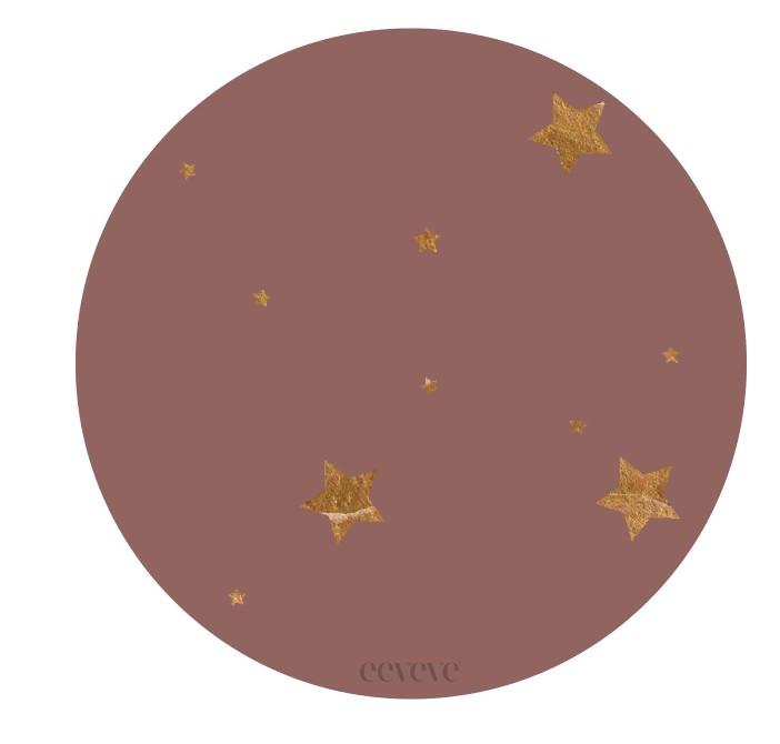 Eeveve - 12x Onderleggers Stars - Copper Rose
