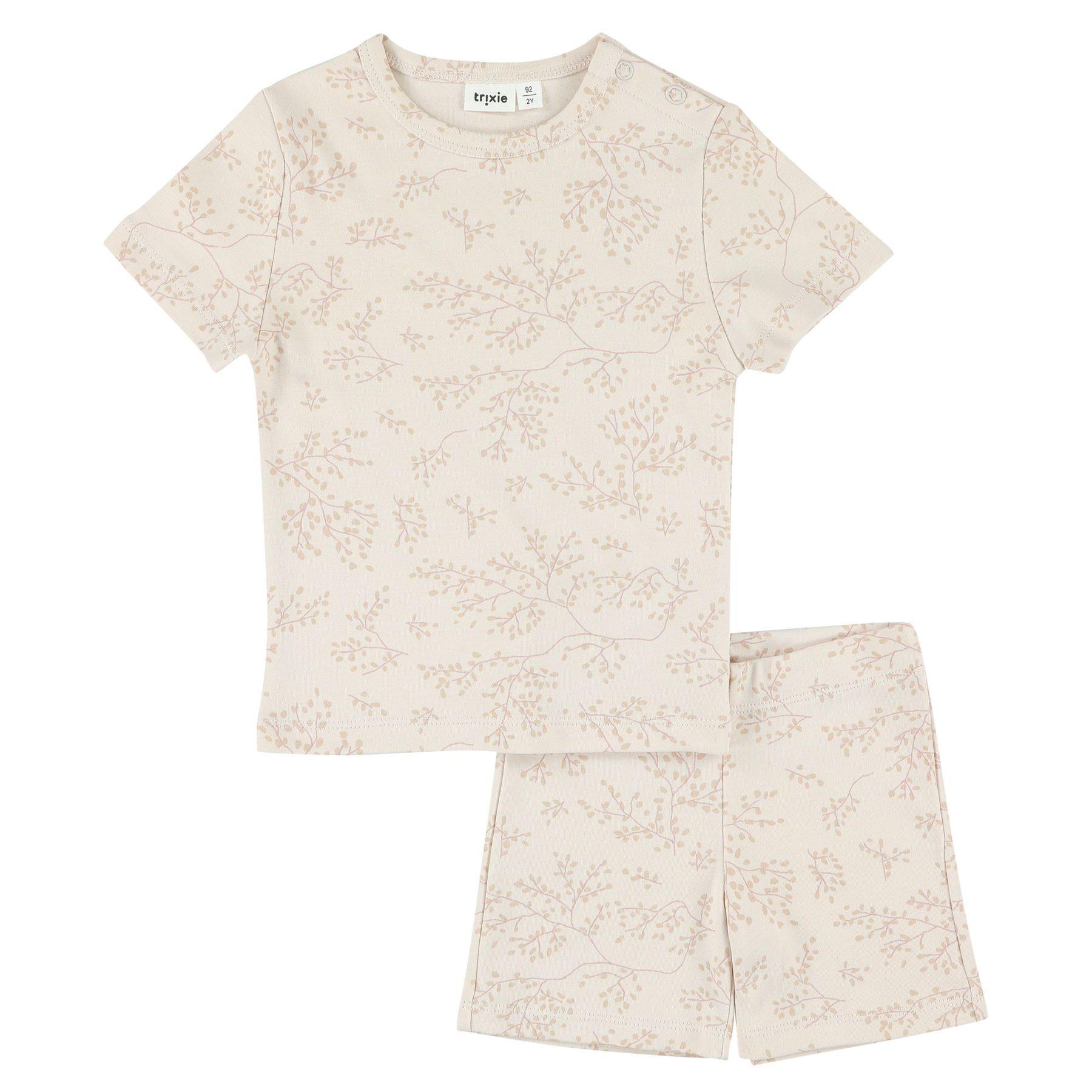 Trixie - 2-delige pyjama kort - Bright Bloom - 4J