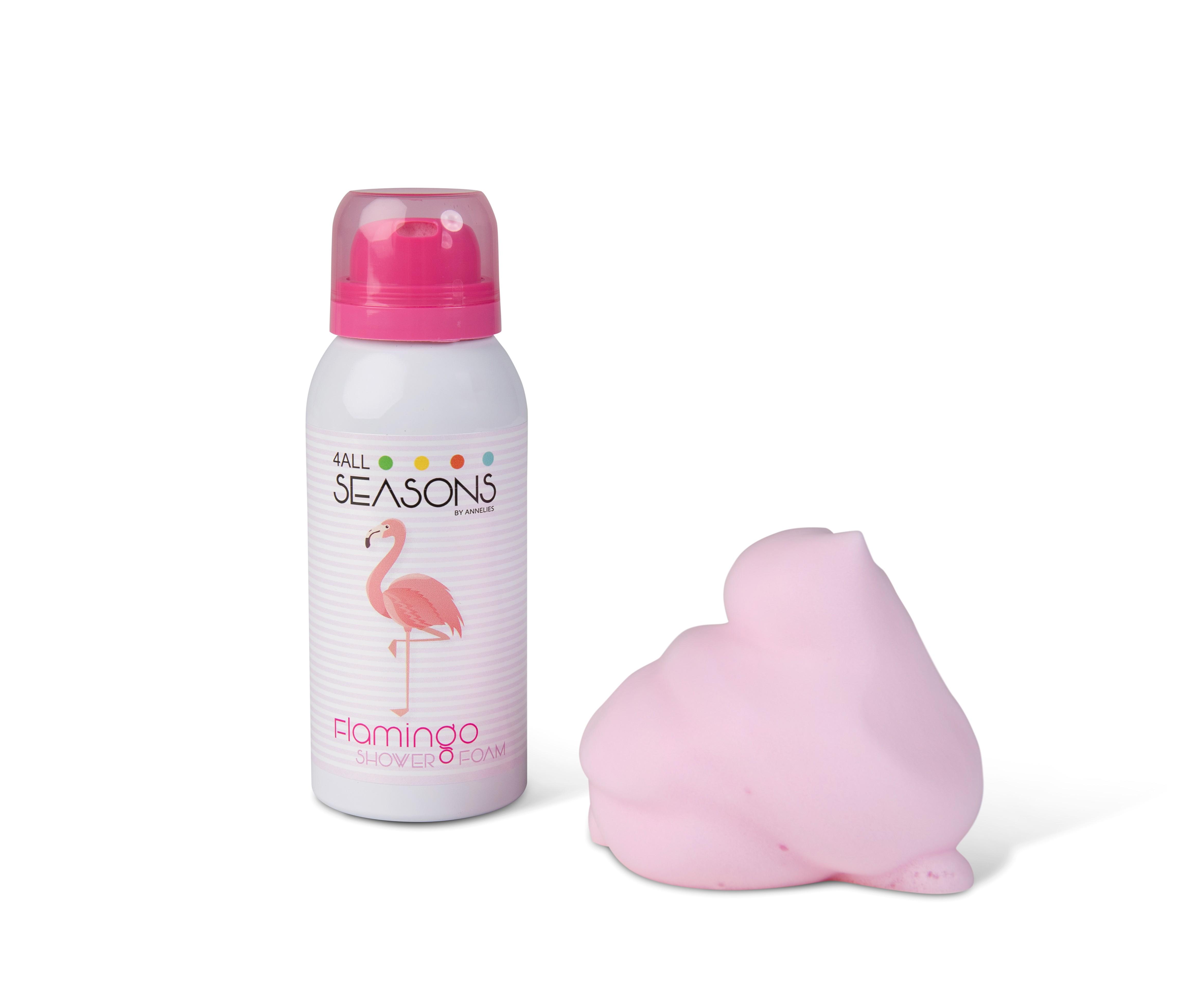 4All Seasons - Shower Foam Flamingo 100ml