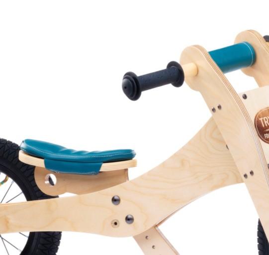 Trybike - Trybike Wood - Zadelhoes & kinbeschermer bleu