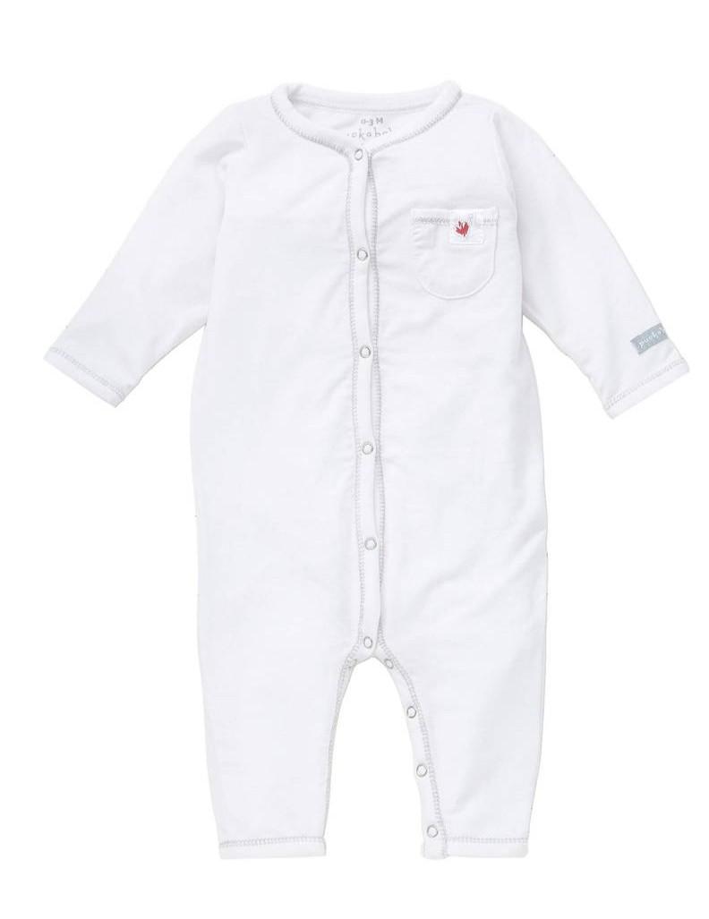 Puckababy - Pyjama - tencel white - 3-6M