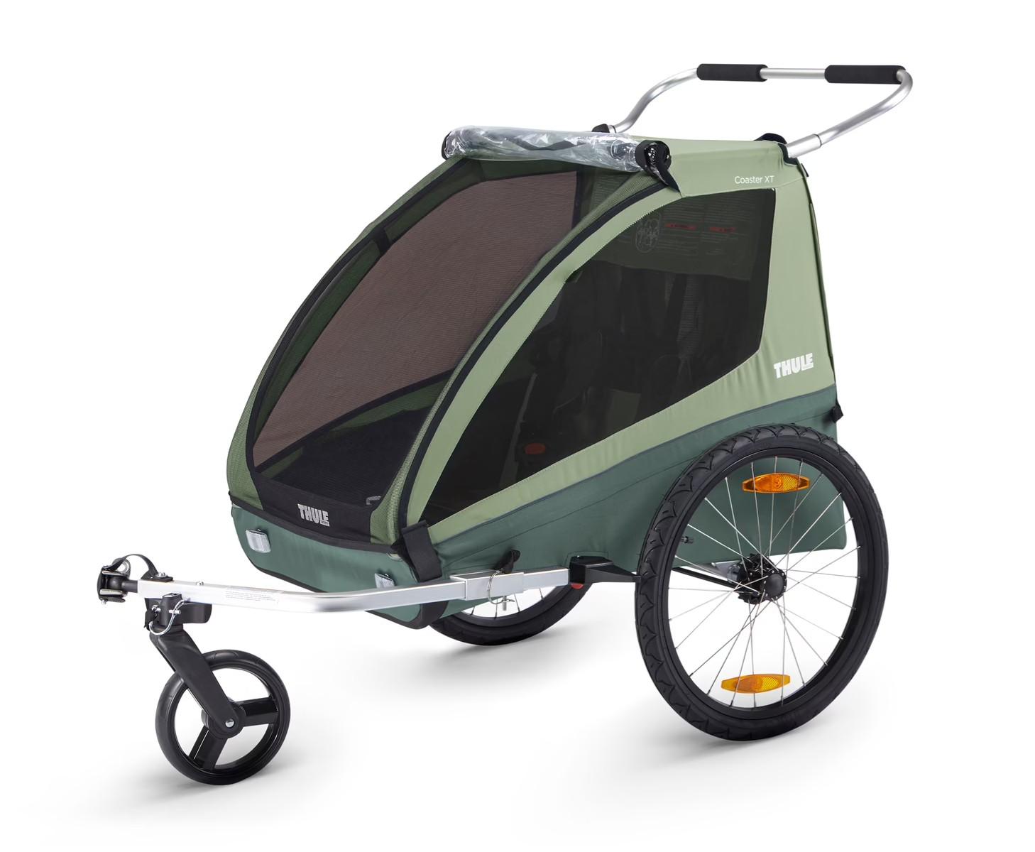 Thule - Coaster 2 XT bike trailer+stroll Basil / Mallard Green