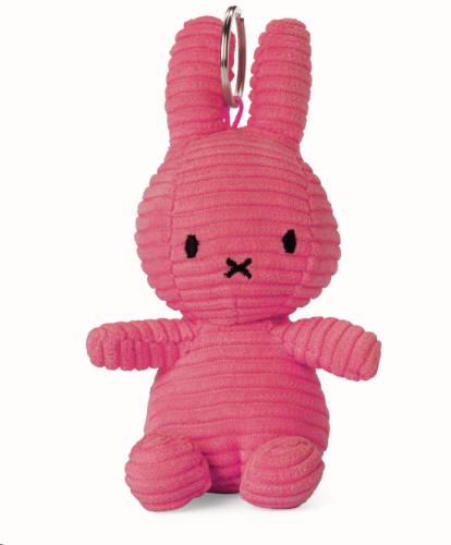 Nijntje - Miffy Keychain Corduroy Bubbelgum Pink - 10 cm